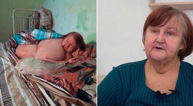 俄羅斯700斤女子孤獨死於傢中，肥肉堆積無法行走，疑患有抑鬱癥-圖1