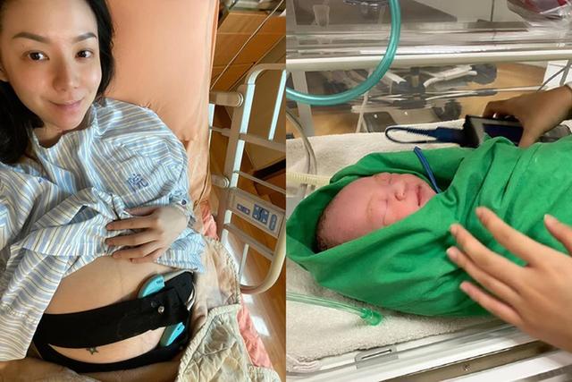 臺灣雙性戀女星宣佈一胎產子, 日本老公曬照報喜, 兩人已分居5個月-圖1