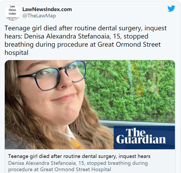 英國15歲妹拔4顆牙上手術臺，19分鐘後竟“嘴咬管子”慘死-圖1