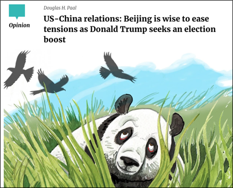 包道格: 中國很明智, 沒上特朗普當-圖1