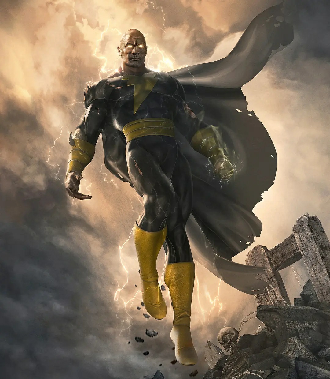 《黑亞當》發佈先導預告片，巨石強森首次出演DC超英反派-圖1