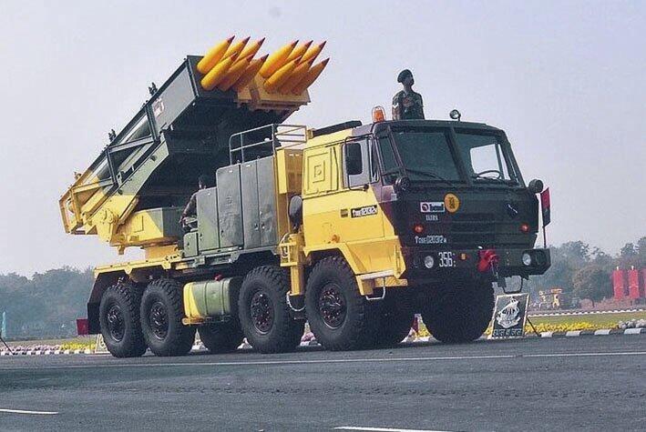 印度采購大批多管火箭發射系統 將部署在北部和東部邊境-圖1