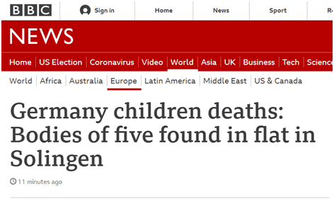 突發! 德國警方在一私人公寓內發現5個孩子屍體, 媽媽可能是兇手-圖1