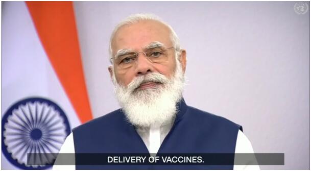莫迪在聯大上高調承諾“印度疫苗將幫助全人類”, 巴基斯坦大使潑冷水-圖1