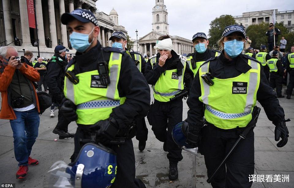 英國新增逾6800例確診，倫敦爆發反封鎖抗議，1.5萬人市中心集結-圖1