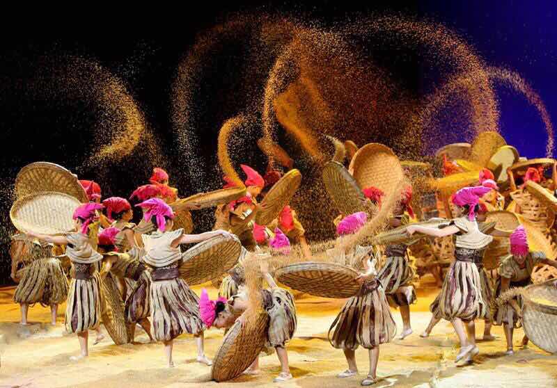 楊麗萍的舞臺劇用2噸麥子做舞蹈道具，是藝術還是浪費？-圖1