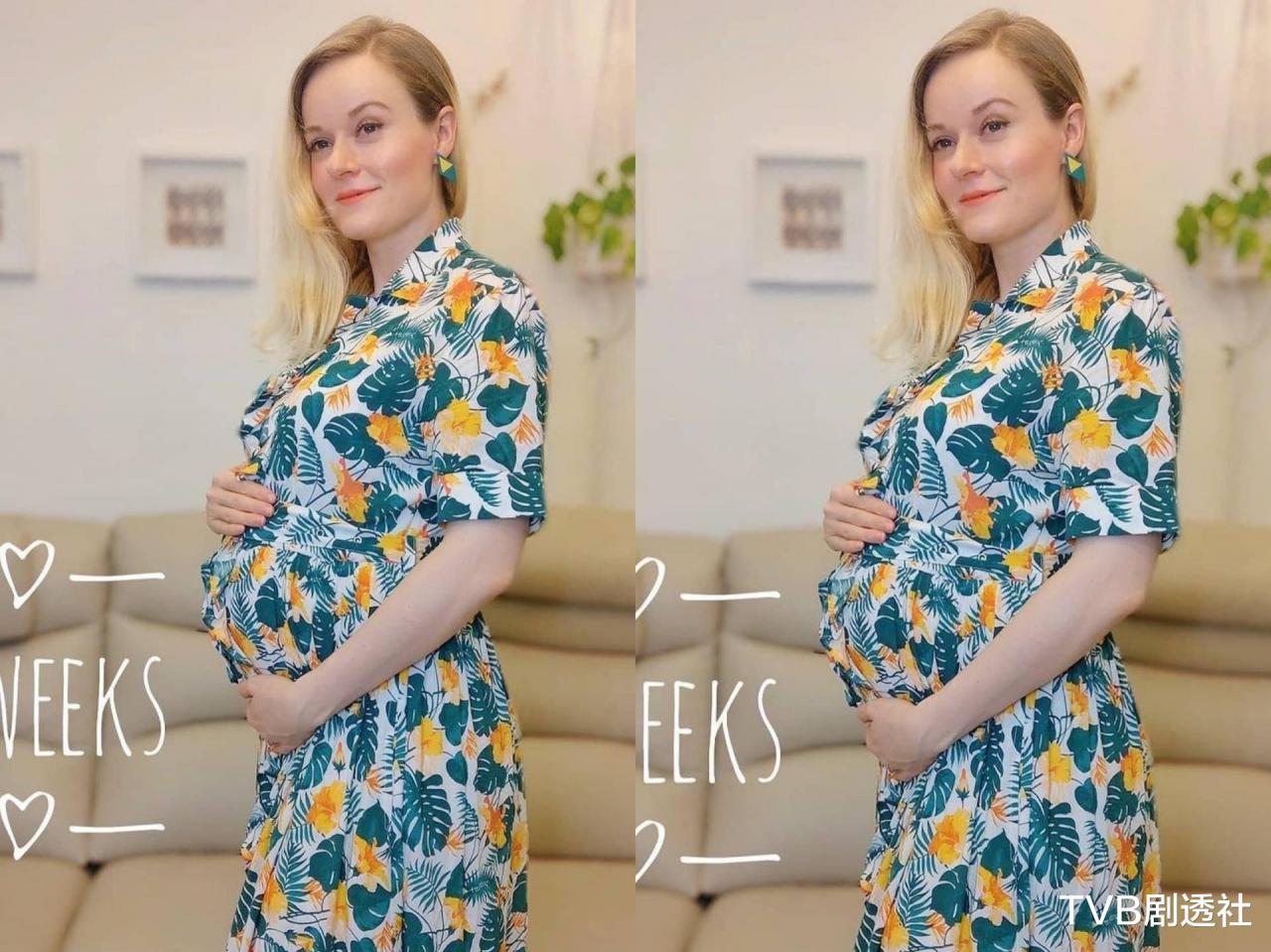 恭喜！39歲前TVB人氣女星懷孕八個月即將臨盆，挺大肚到澳洲待產-圖1