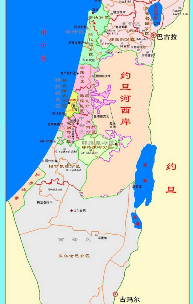 圖說以色列租借瞭約旦兩塊土地，25年後約旦收回-圖1