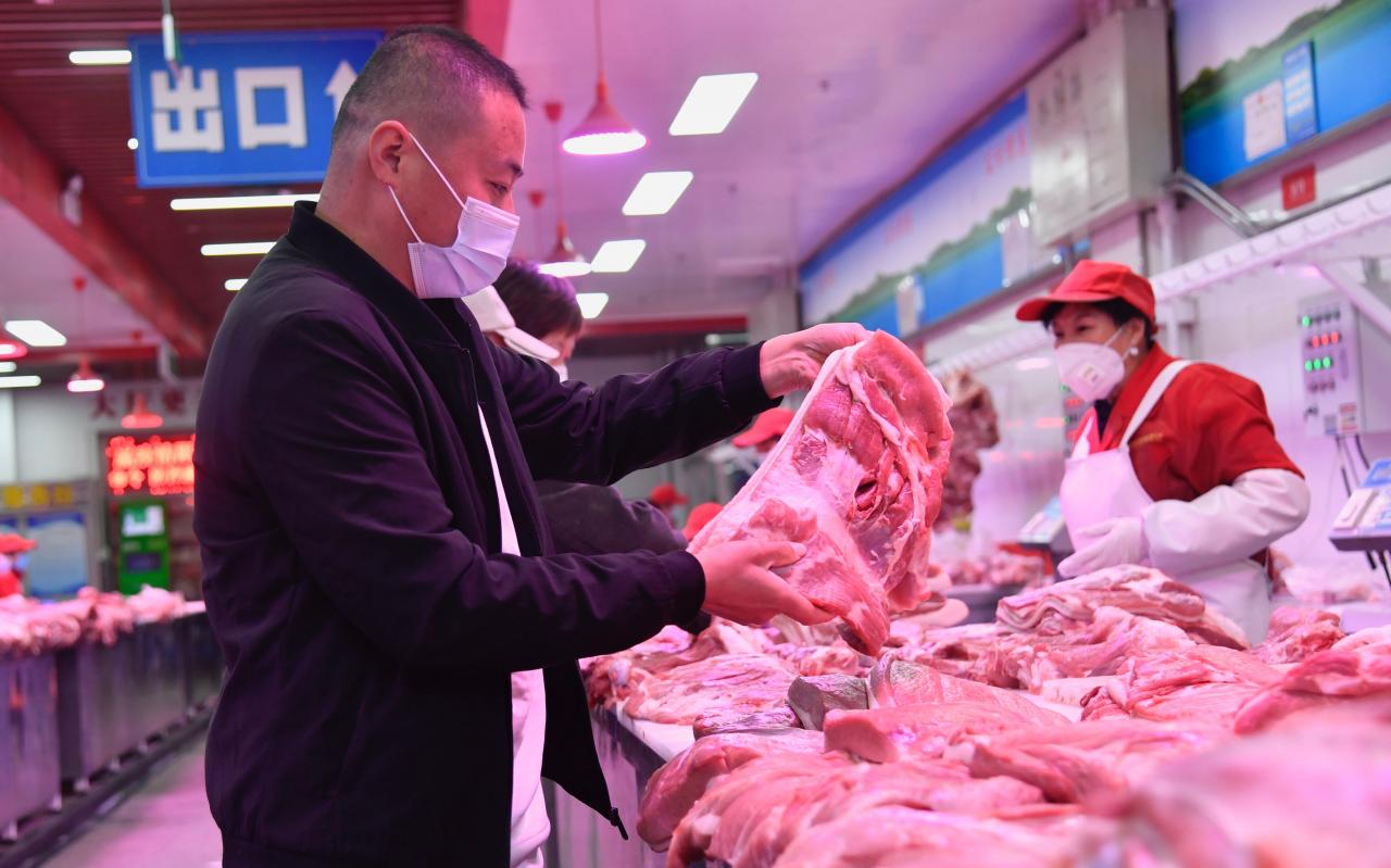 北京豬肉價格持續回落, 毛豬供應連續半年正增長-圖1