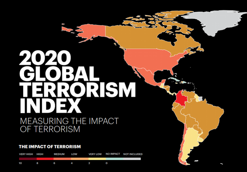 全球恐襲死亡人數連續5年下降, 今年疫情或增政治動蕩和暴力-圖1