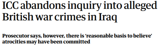 國際刑事法院承認英軍犯罪卻放棄調查, 人權組織直呼雙標-圖1