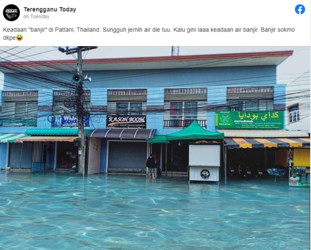 泰國發洪水，水質清澈透亮民眾玩嗨？大馬網友羨慕極瞭，哪知上當-圖1