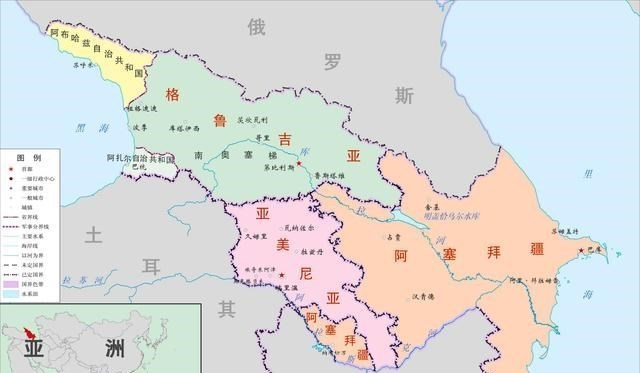 格魯吉亞行政區劃鮮為人知的一面：南奧塞梯州已被臨近四個州瓜分-圖1