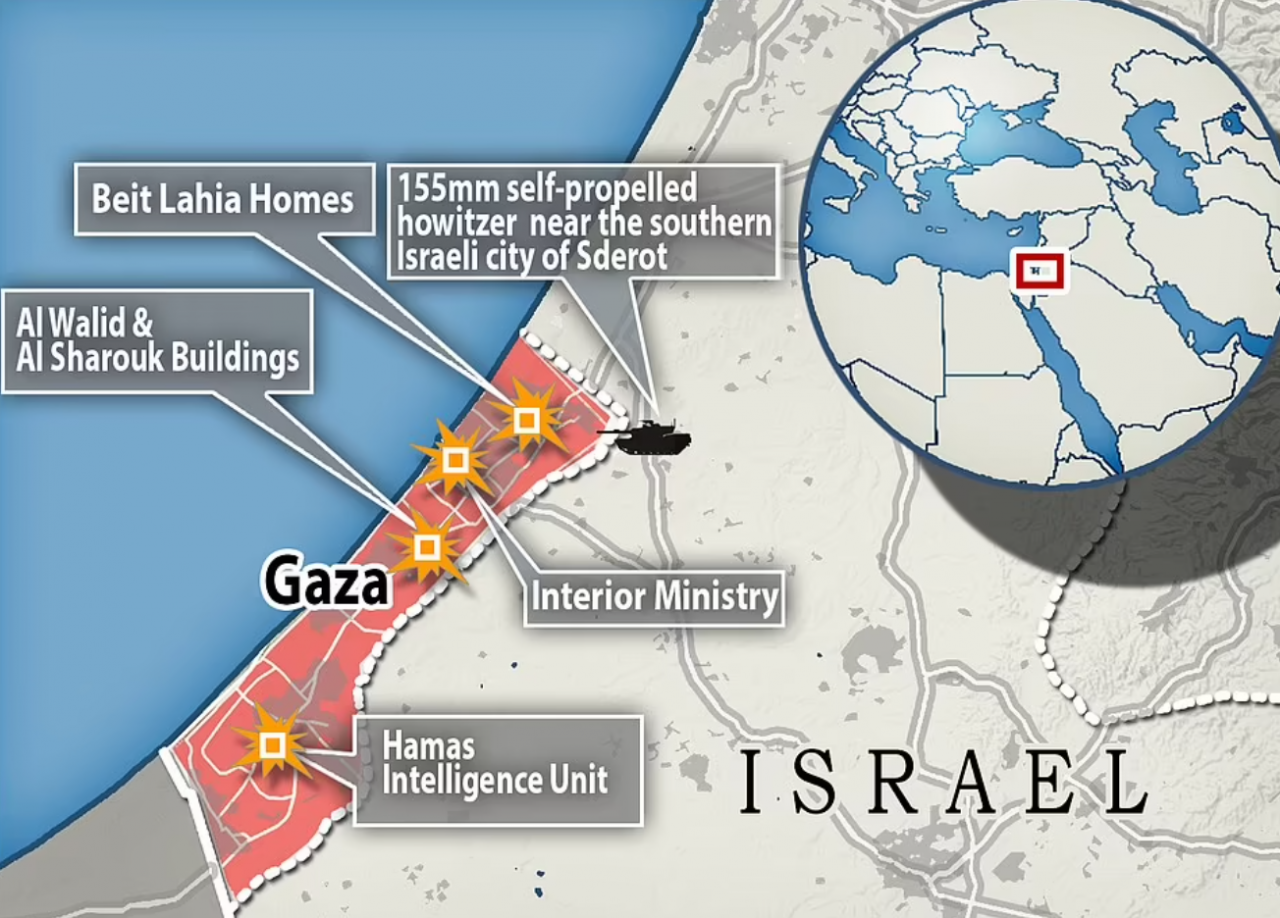 以軍陸海空1000枚炸彈一夜狂炸加沙, 摧毀哈馬斯隧道網絡-圖1