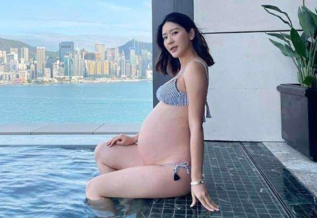 恭喜！27歲香港著名女星懷孕近9月即將臨盆，巨大孕肚成焦點-圖1