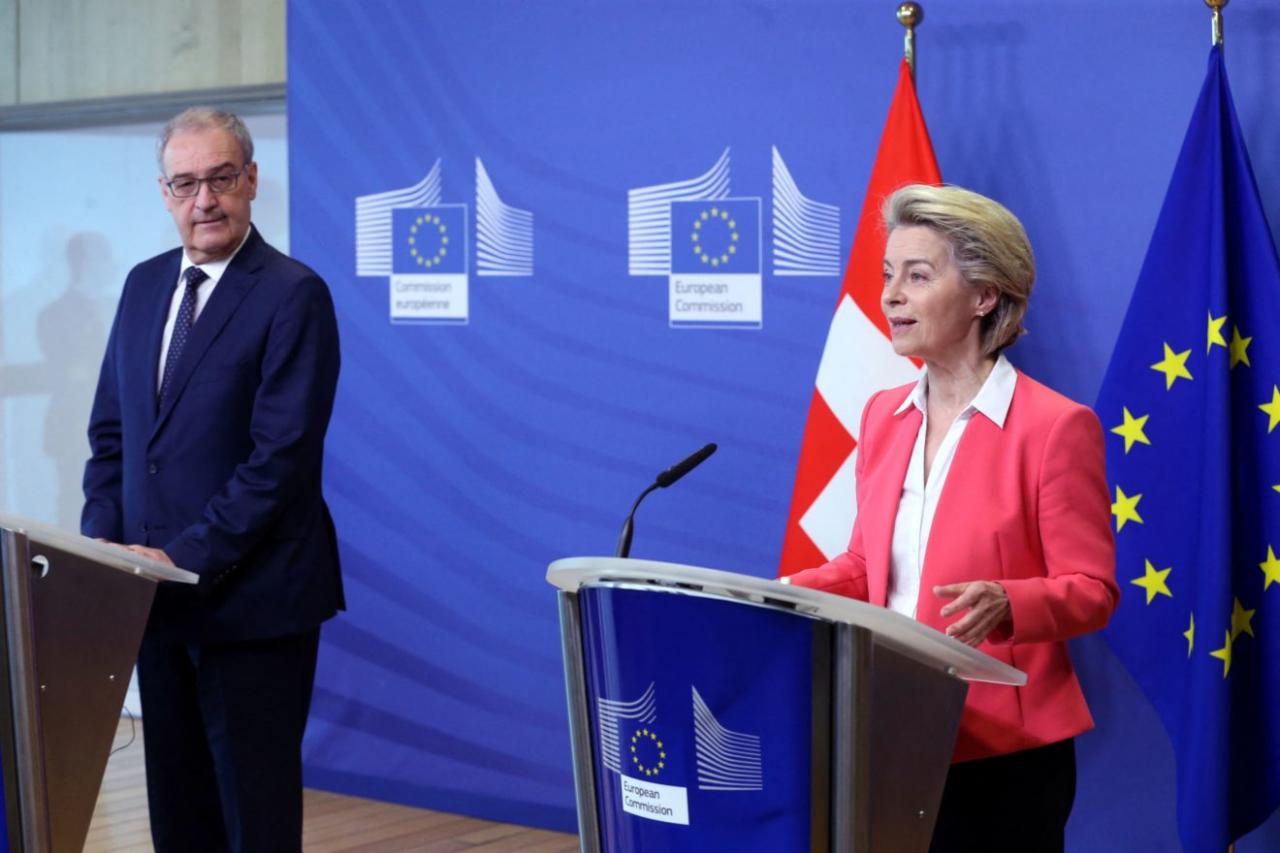 瑞士決定終止與歐盟的全面框架協議談判;歐盟警告: 這樣雙方關系不可能實現現代化-圖1