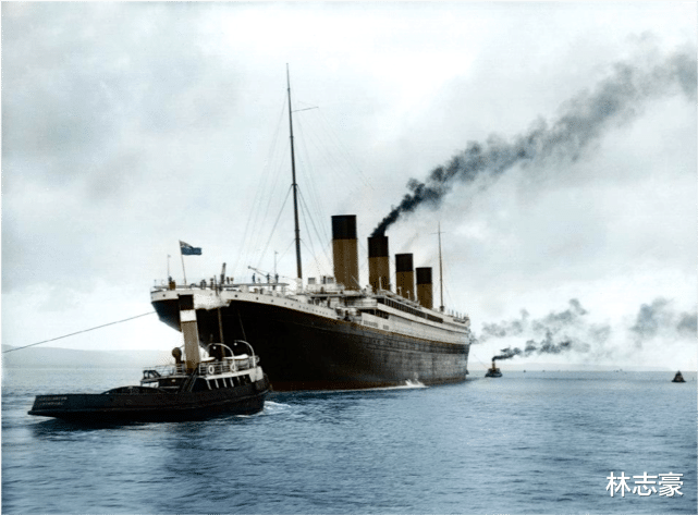 泰坦尼克號從未發表過的珍貴照片：要撞上的冰山，船上散步的乘客-圖1