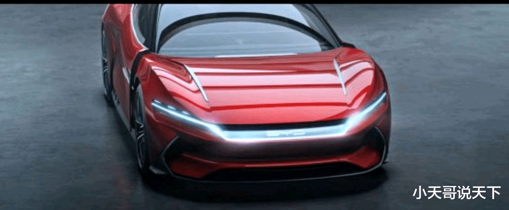 GT造型+刀片電池！比亞迪高端品牌首款車型曝光，零百2.9S，50萬-圖1