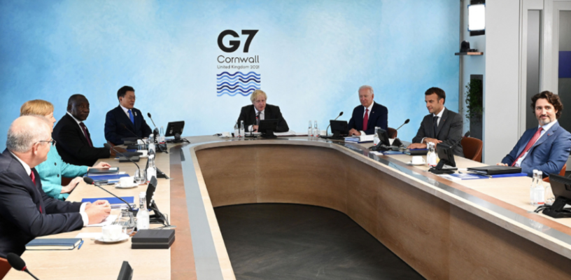 G7拜登逼6國簽署一項涉華決議，雙方爆發爭吵，話題敏感切斷網線-圖1