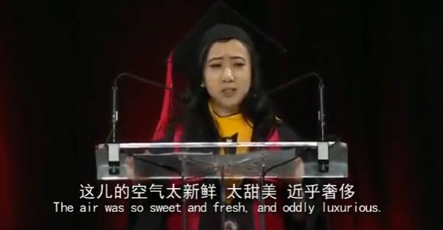 那個說：“美國連空氣都甜”的中國留學生，你還記得嗎？下場解氣-圖1
