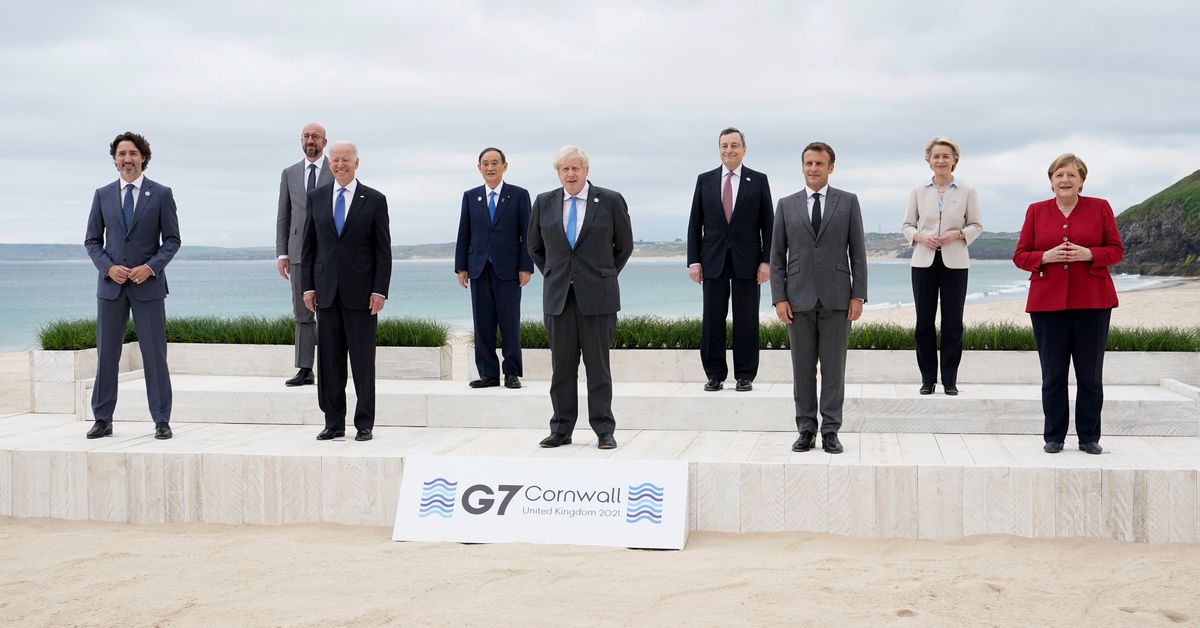 G7大合影為何站瞭9個人？德媒: 自由國傢的混亂，凸顯中國優越性-圖1