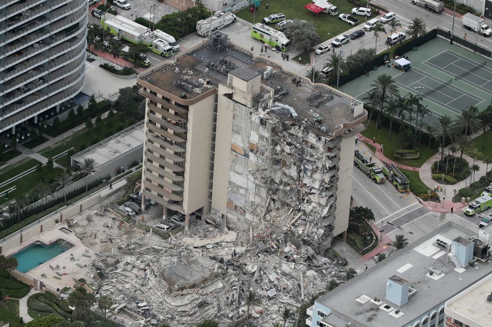 邁阿密大樓垮塌恐造成大量傷亡, 巴拉圭總統夫人妹妹一傢失聯-圖1