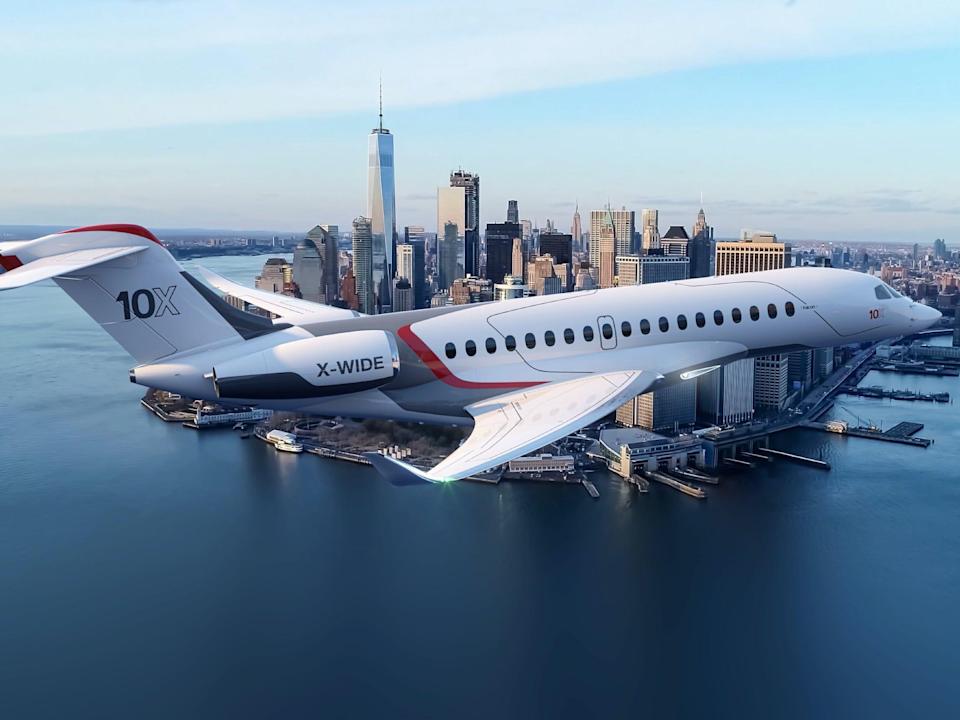 達索公司擁最大客艙的私人飛機，將灣流和龐巴迪甩在身後-圖1
