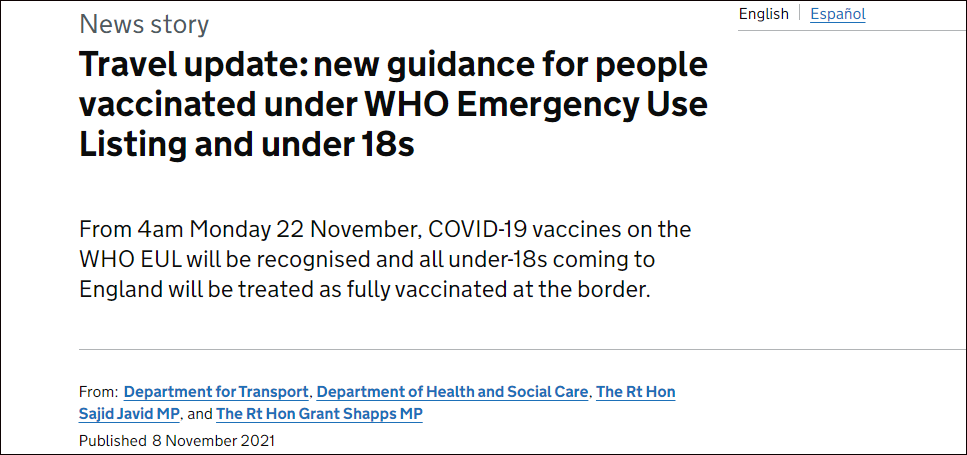 英國：11月22日起認可中國疫苗-圖1